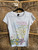 Vintage Y2K 2009 Grateful Dead White Baby Tee T-Shirt Women's Size X-Large XL