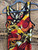 Vintage Y2K Hayes By Custo Barcelona Bird AOP Red Yellow Brown Tank Dress Women's Size Small