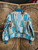 Vintage Nelli Quilted Blue Brown Full Zip Women's Jacket Size Women's Medium
