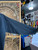 Vintage Y2K North West Blue Sun & Moon 100% Cotton Knit Black Crewneck Sweatshirt Size OSFA