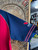 Y2K NASCAR Mark Martin Jr. #6 Valvoline Red Navy Blue Button Up Jersey Size X-Large XL