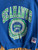 Vintage 90s Nutmeg Mills Seattle Seahawks NFL Royal Blue Crewneck Sweatshirt Size Large