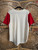 Vintage 90s 1993 Betty Boop & Friends Beige & Red Baseball T-Shirt Size Large L