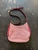 2016 Coach Harley Hobo #F57500 Geometric Colorblock Pink, Red, And Burgundy Pebbled Leather Shoulder Bag