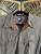 Vintage Y2K Tommy Hilfiger Brown & Orange Striped Long Sleeve Button Up Size X-Large XL