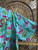 Vtg 90s RJC Pink Hibiscus Blue Floral Button Down Hawaiian Shirt Size XL