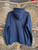 Y2K Aeropostale Athletics Felt Stitched Navy Blue Hooded Sweatshirt Size Medium M