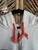 Y2K Adidas Multicolored Orange Beige Full Zip Hooded Sweatshirt Size XXL 2XL
