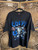 Vtg 1995 Indianapolis Colts NFL Taz Tasmanian Devil X-Ray Black AOP T-Shirt Size XXL