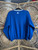 Vintage 90s Starter NFL Indianapolis Colts Embroidered Blue V-Neck Ringer Sweatshirt Size Large L