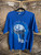 Vtg 90s College Concepts Indianapolis Colts Helmet Blue Graphic T-Shirt Size XL