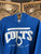 Vintage 90s Indianapolis Colts Blue Sweatshirt Hoodie Size Medium
