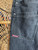 Y2K JNCO Dragon Faded Black Wide Leg Jeans Size 33