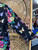 Vintage Y2K Collections Etc. Butterfly Quarter Sleeve Black Women's Top Size Large