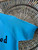 Vintage 60s 70s Personalized United Van Lines Gayle Boyles  Aqua Blue Knit Top Size Medium