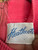 Vintage 60s 70s Heathcote Personalized Moving & Storage Gayle Boyles Coral Knit Top Size Medium