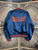 Vintage 90s Chalk Line Chicago Bears Navy Blue Satin Bomber Size Medium