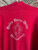 Vintage Tri Delta Women's Sorority Red Hooded Sweatshirt Size Women's X-Large XL
