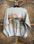 Vintage 90s Lifestyles Autumn Fall Scenic White Crewneck Sweatshirt Size OSFA