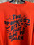 "The Spookiest Bitch This Side Of Salem" Orange Crewneck Sweatshirt Size X-Large XL