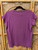 Y2K 2000s Nike Center Swoosh Purple Women's Athletic Cut T-Shirt Size Large L