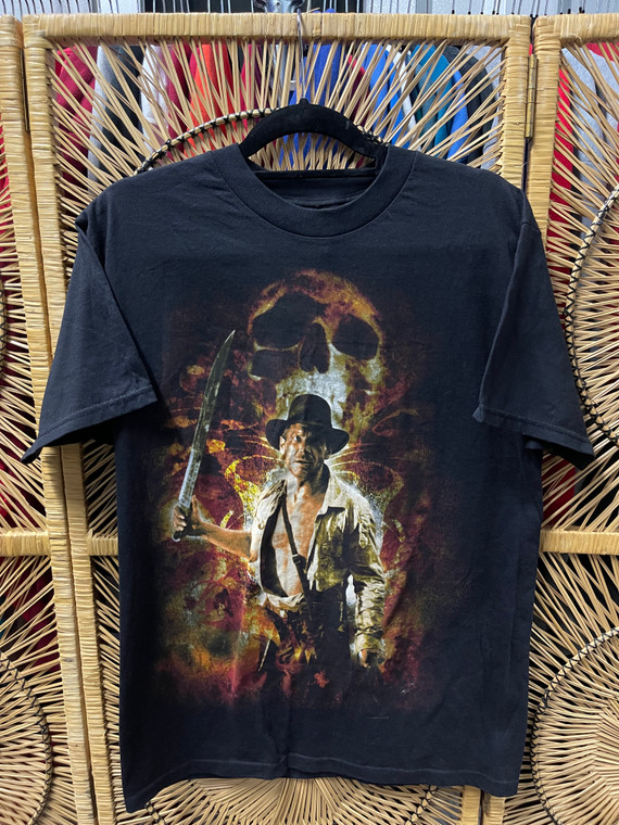 Y2K 2008 Indiana Jones Kingdom of the Crystal Skull Movie T-Shirt Size Medium