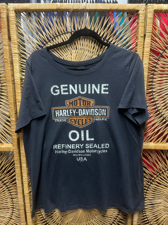 2011 Harley Davidson Orlando Florida Motorcycles Gray T-Shirt Women's Size 1X