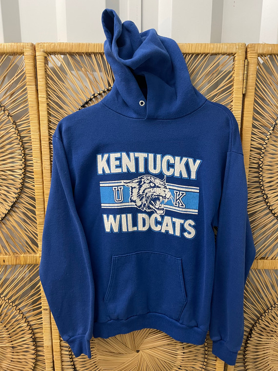 Vintage University of Kentucky Wildcats Basketball Sweatshirt Hoodie Size Large