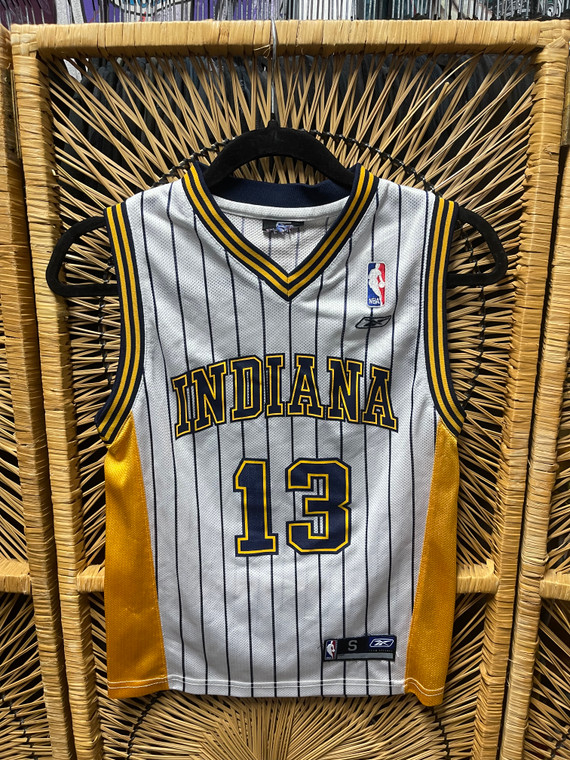 Reebok NBA Indiana Pacers Paul George #13 White Basketball Jersey Size Youth Small