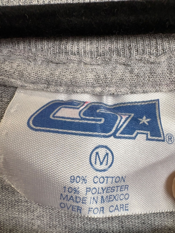 90s Indiana Pacers NBA Jalen Rose #5 Grey T-Shirt Size Medium