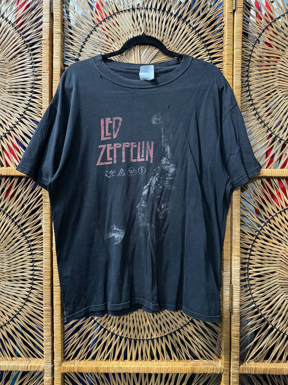 Vtg 90s Y2K Led Zeppelin Stairway to Heaven T-Shirt Size Large