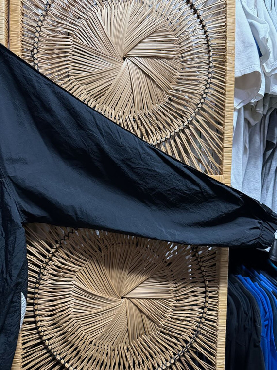 VTG Y2K Nike Windbreaker Set Black Full Zip Track Suit Size XL