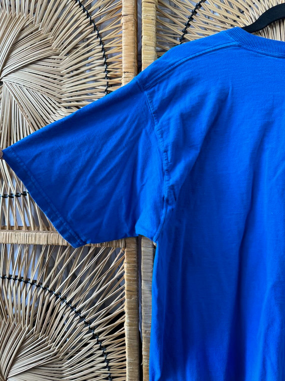 Y2K Indianapolis Colts NFL Graphic Blue T-Shirt Size Large