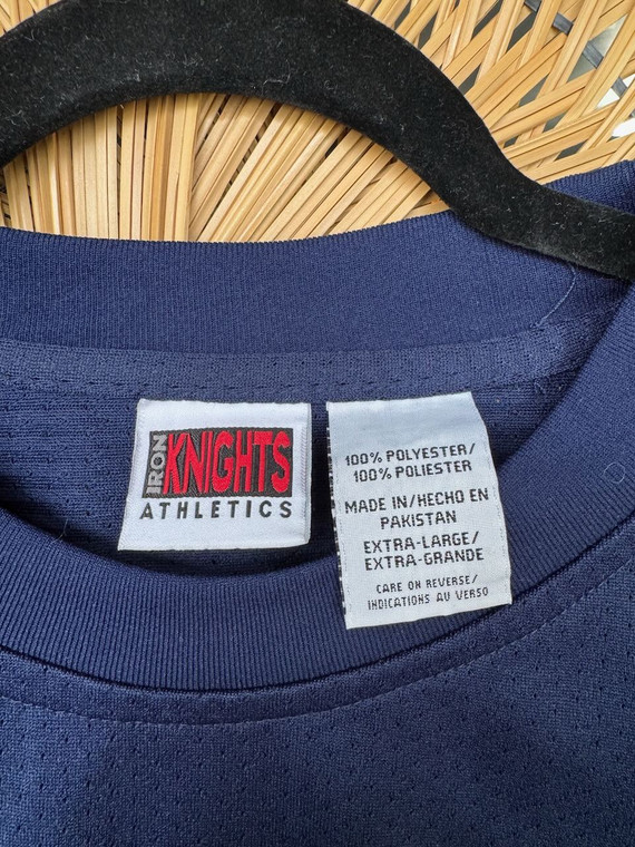 Vintage Indiana Pacers Blue & Yellow Basketball Jersey Size XL