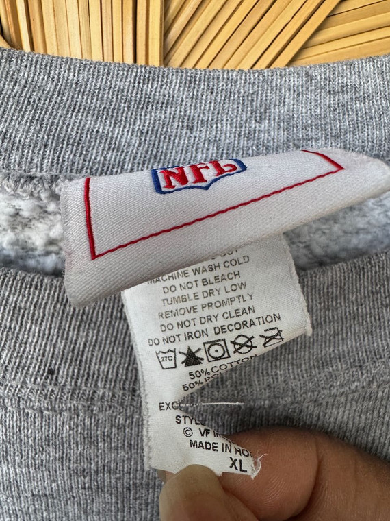 NFL Believe in Blue Indianapolis Colts GrayCrewneck Sweatshirt Size XL