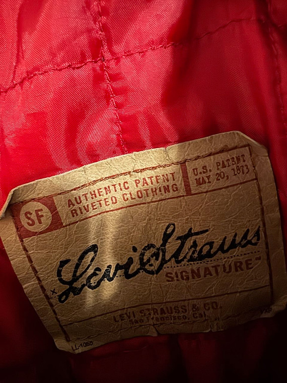 Levi Strauss Sherpa Collar Medium Wash Blue Denim Jacket Size Medium