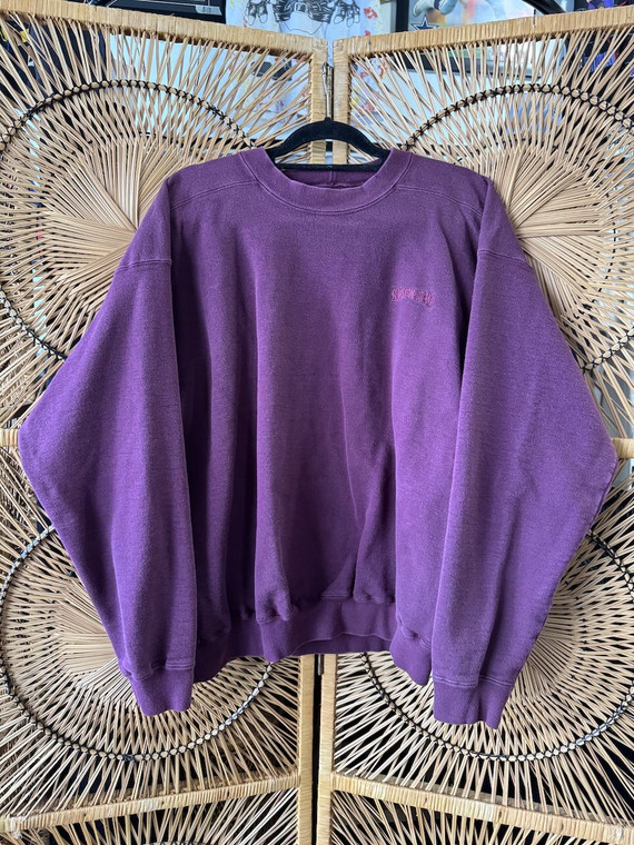 Vintage Levi Strauss Purple Crewneck Sweatshirt Size Large