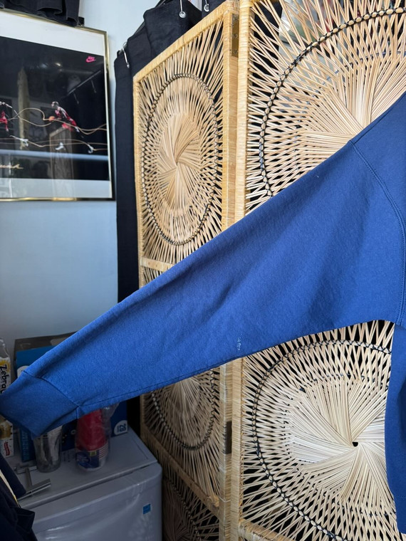 Vintage 90s Pro Player Indiana Pacers Embroidered Grid Logo Navy Blue Crewneck Sweatshirt Size X-Large XL