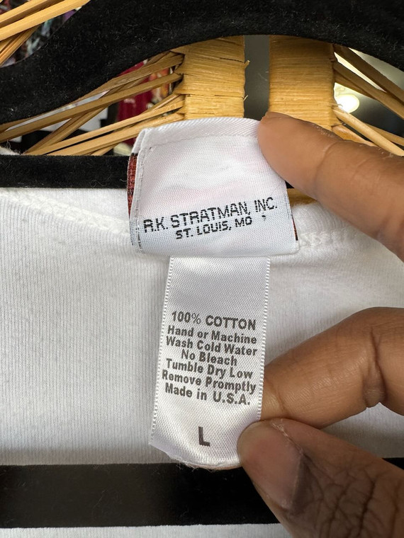 Vtg Y2K Harley Davidson Purple Flames Long Sleeve White T-Shirt Women's Size Large