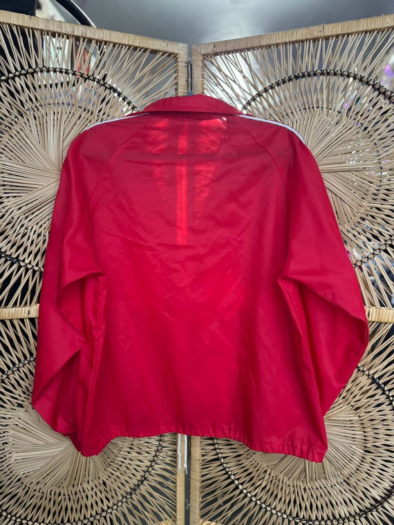 Vintage 70s 80s Horizon Sportswear Red Lightweight Jacket Size Large