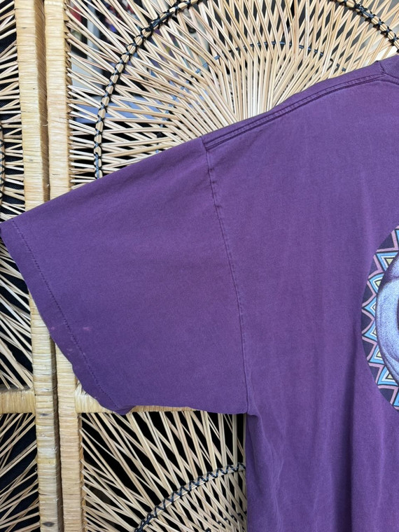 Vintage 90s Lifeforms Hip Hippo Purple T-Shirt Size 3XL XXXL