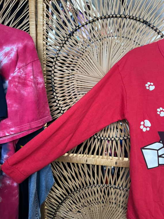 Vintage 90s Disney's 101 Dalmatians Red Youth Crewneck Youth Size 10/12