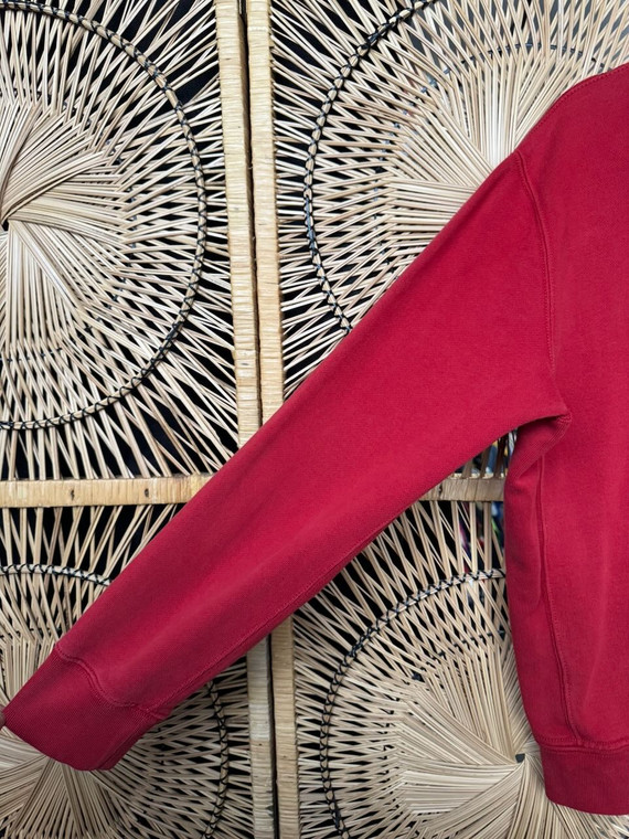 Y2K Polo Ralph Lauren Red Full Zip Hooded Jacket Size Large