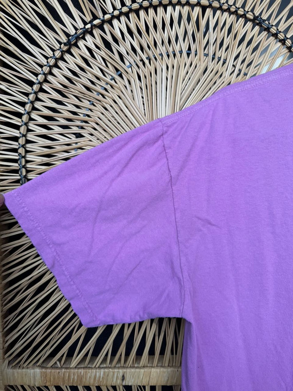 Vintage Y2K Life Is Crap Pink T-Shirt Size Large