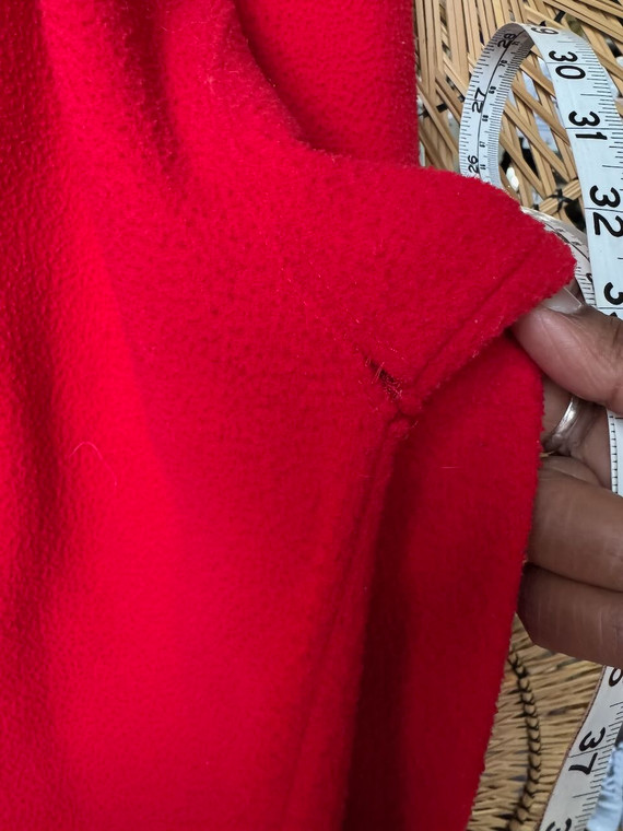 Vintage 90s Disney Mickey Mouse Embroidered Red Fleece Crewneck Size XXL