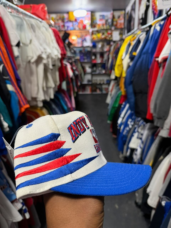 Vintage 90s Indy Racing League Logo Athletic Diamond D Cut Snapback Hat
