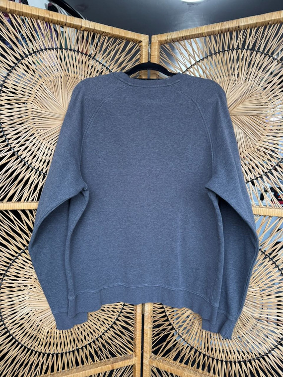 Vintage Nike Dark Grey Mini Swoosh Crewneck Sweatshirt Size XL X-Large