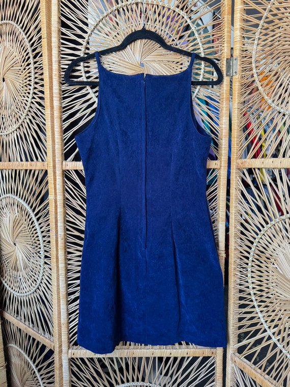 Vintage 90s XOXO Navy Blue Dress Women's Size 11