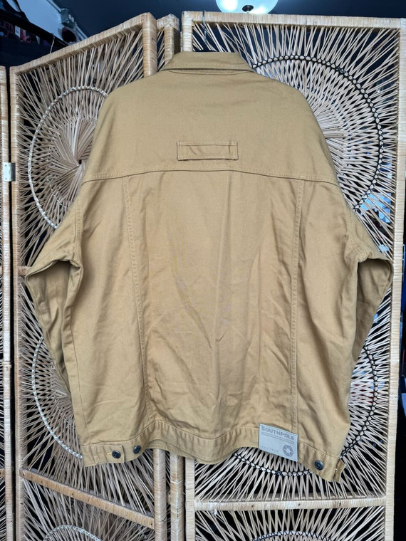 Y2K Southpole Camel Denim Jacket & Pants Set Size XL