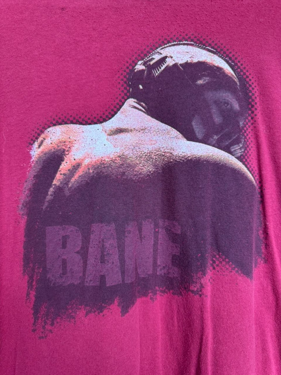 Y2K The Dark Knight Rises Bane Brick Red T-Shirt Size XL X-Large